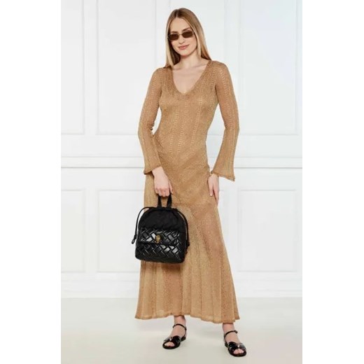 Kurt Geiger Plecak KENSINGTON | z dodatkiem skóry Kurt Geiger OS wyprzedaż Gomez Fashion Store