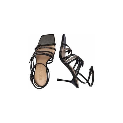 Pinko Skórzane sandały na szpilce LISA 01 Pinko 38 Gomez Fashion Store wyprzedaż