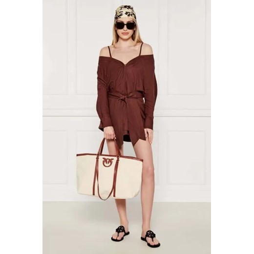 Pinko Torba plażowa + saszetka MIRANDA Pinko One Size Gomez Fashion Store