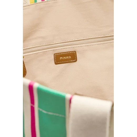 Pinko Torba plażowa | z dodatkiem skóry Pinko One Size Gomez Fashion Store