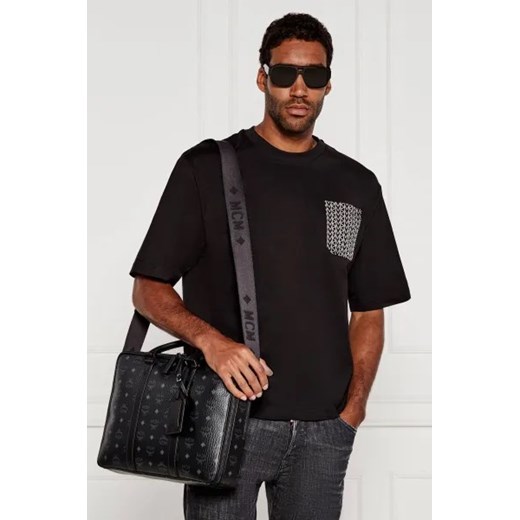 MCM Torba na laptopa 17\" KLASSIK | z dodatkiem skóry Mcm OS Gomez Fashion Store