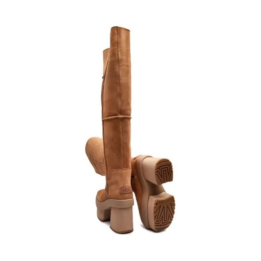 UGG Skórzane kozaki na słupku 38 Gomez Fashion Store wyprzedaż