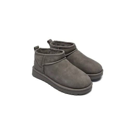 UGG Skórzane śniegowce CLASSIC ultra mini | z dodatkiem wełny 36 Gomez Fashion Store