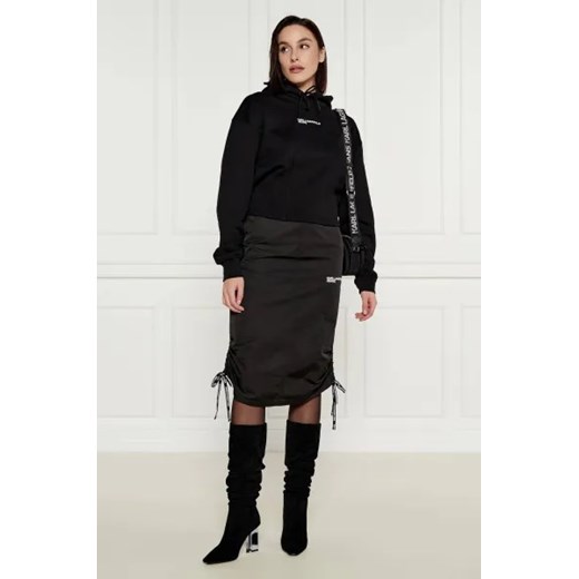 Karl Lagerfeld Skórzane kozaki na słupku TOWER Karl Lagerfeld 38 okazja Gomez Fashion Store