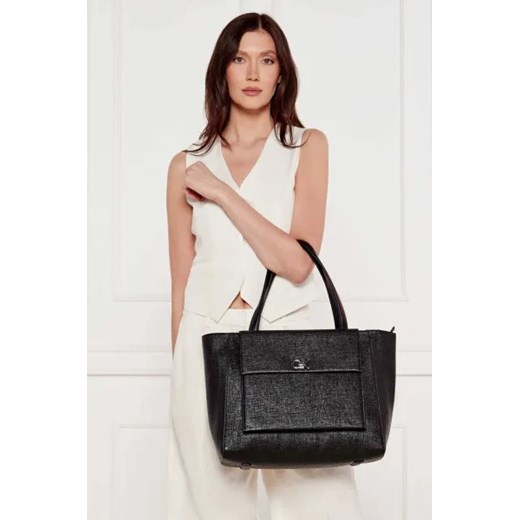 Shopper bag Calvin Klein ze skóry ekologicznej 