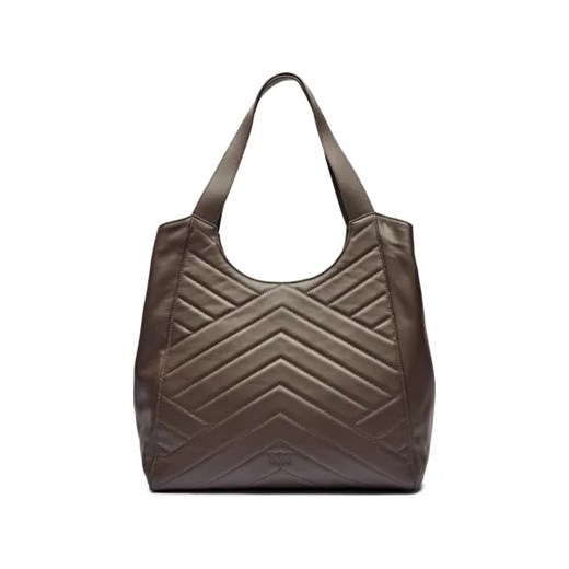 Pinko Skórzana shopperka PUZZLE Pinko One Size okazja Gomez Fashion Store