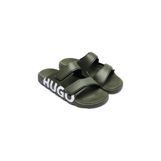 HUGO Klapki Evander_Sand_lg 40 wyprzedaż Gomez Fashion Store