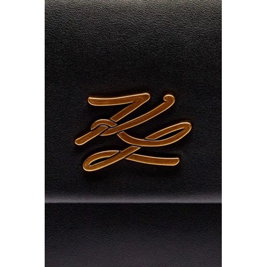 Karl Lagerfeld Skórzany kuferek K/AUTOGRAPH Karl Lagerfeld One Size okazyjna cena Gomez Fashion Store