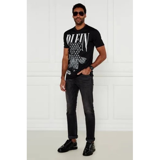 Philipp Plein Skórzane sneakersy Hexagon 42 okazyjna cena Gomez Fashion Store