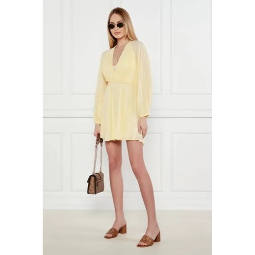 Guess Skórzane klapki na słupku GANIKA Guess 41 okazyjna cena Gomez Fashion Store