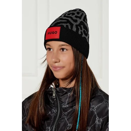 HUGO KIDS Czapka | z dodatkiem wełny Hugo Kids 5254 okazja Gomez Fashion Store