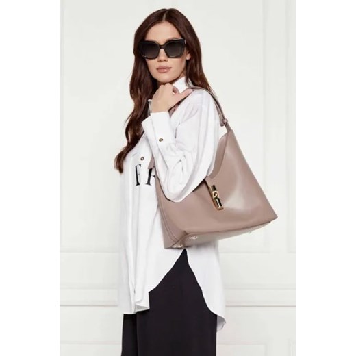 Furla Skórzane hobo FURLA GOCCIA Furla One Size Gomez Fashion Store