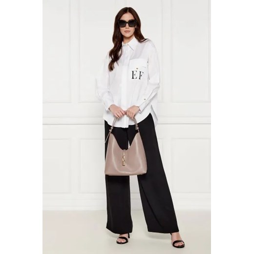 Furla Skórzane hobo FURLA GOCCIA Furla One Size Gomez Fashion Store