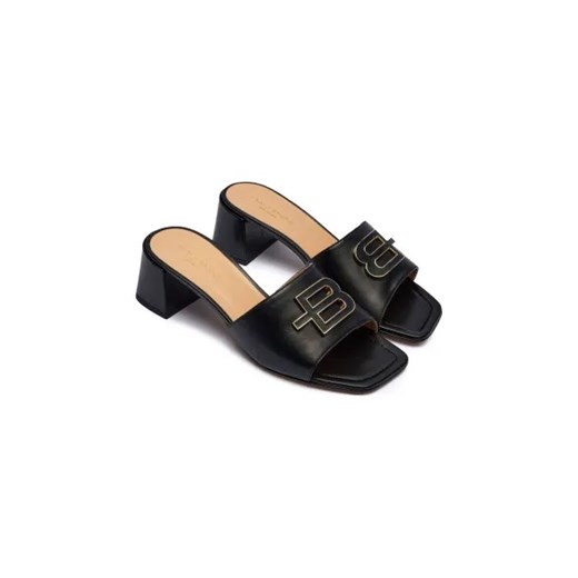 Baldinini Skórzane klapki na słupku Baldinini 38 okazyjna cena Gomez Fashion Store