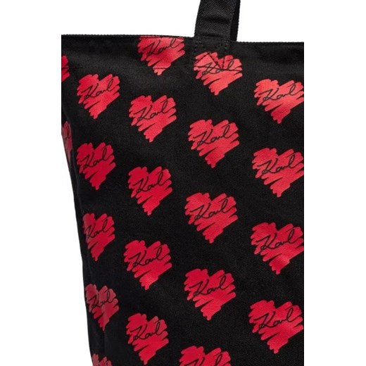 Karl Lagerfeld Dwustronna shopperka K/HEARTS Karl Lagerfeld One Size promocyjna cena Gomez Fashion Store