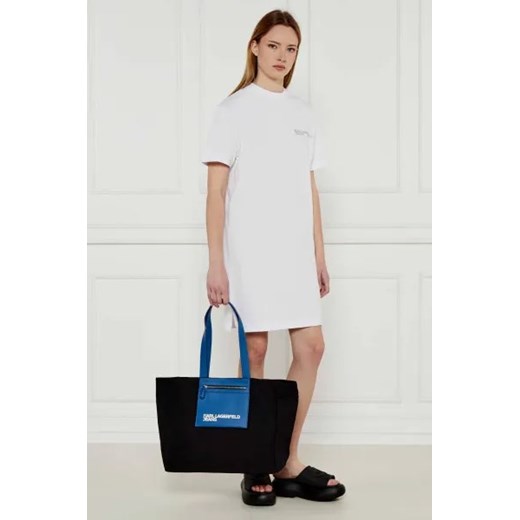Shopper bag Karl Lagerfeld ze skóry ekologicznej