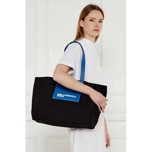 Shopper bag Karl Lagerfeld ze skóry ekologicznej