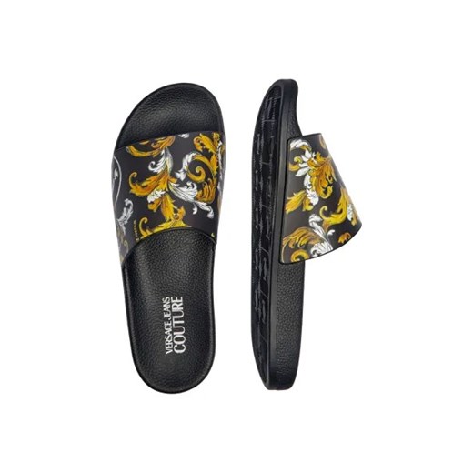 Klapki męskie Versace Jeans bez zapięcia na lato 