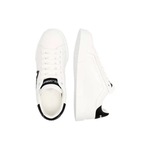 Dolce & Gabbana Skórzane sneakersy Portofino Dolce & Gabbana 39 okazja Gomez Fashion Store