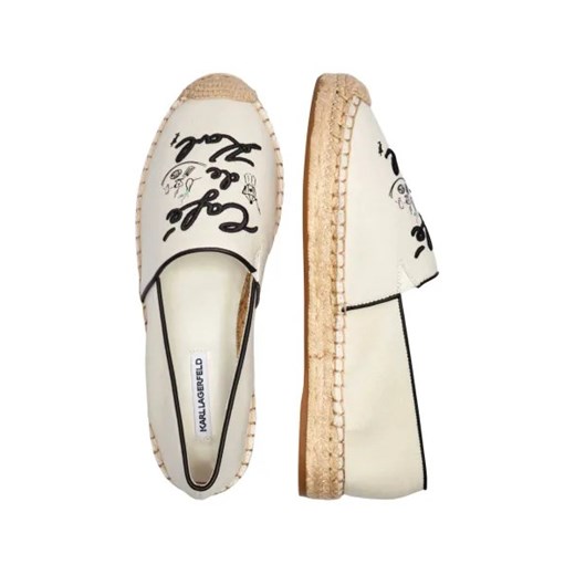 Karl Lagerfeld Espadryle KAMINI DUO | X JORGE PARRA Karl Lagerfeld 39 okazja Gomez Fashion Store