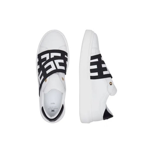 Elisabetta Franchi Skórzane sneakersy Elisabetta Franchi 38 wyprzedaż Gomez Fashion Store