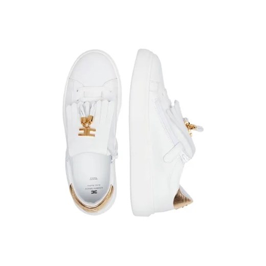 Elisabetta Franchi Skórzane sneakersy Elisabetta Franchi 36 wyprzedaż Gomez Fashion Store
