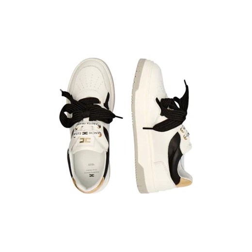 Elisabetta Franchi Skórzane sneakersy Elisabetta Franchi 38 wyprzedaż Gomez Fashion Store