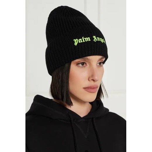 Palm Angels Wełniana czapka Palm Angels One Size wyprzedaż Gomez Fashion Store