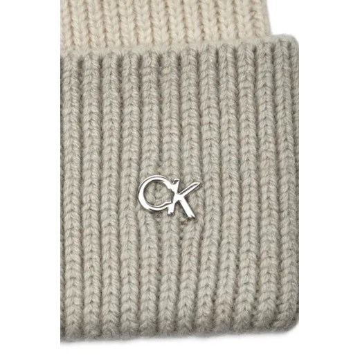 Calvin Klein Wełniana czapka | z dodatkiem kaszmiru Calvin Klein One Size Gomez Fashion Store okazyjna cena