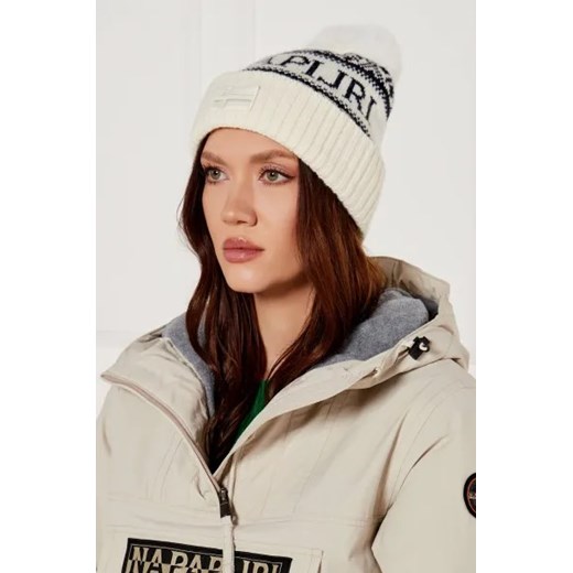 Napapijri Czapka RA8 | z dodatkiem wełny Napapijri One Size wyprzedaż Gomez Fashion Store
