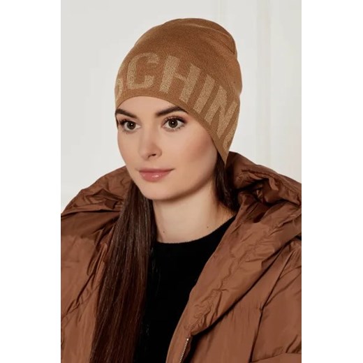 Moschino Czapka | z dodatkiem wełny Moschino One Size Gomez Fashion Store okazyjna cena