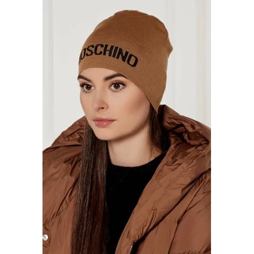 Moschino Czapka | z dodatkiem wełny Moschino One Size okazyjna cena Gomez Fashion Store