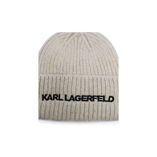 Karl Lagerfeld Wełniana czapka k/essential Karl Lagerfeld One Size promocyjna cena Gomez Fashion Store