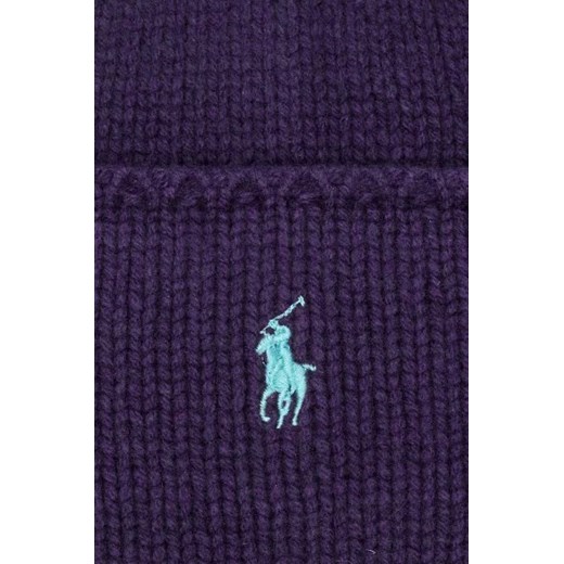 POLO RALPH LAUREN Wełniana czapka PONY Polo Ralph Lauren One Size okazyjna cena Gomez Fashion Store