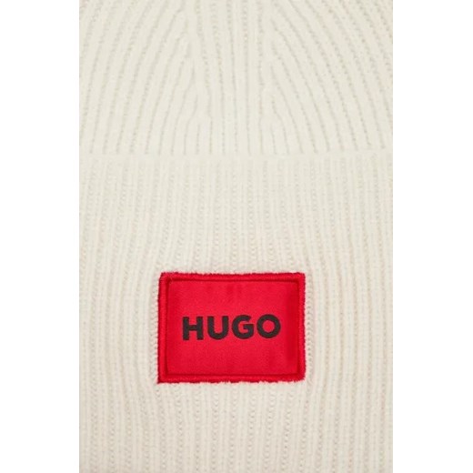 HUGO Wełniana czapka Saffa One Size wyprzedaż Gomez Fashion Store