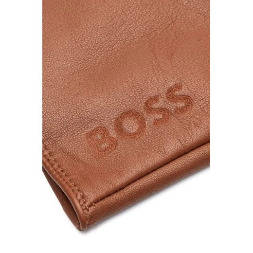 BOSS ORANGE Skórzane rękawiczki do smartfona L/XL okazja Gomez Fashion Store