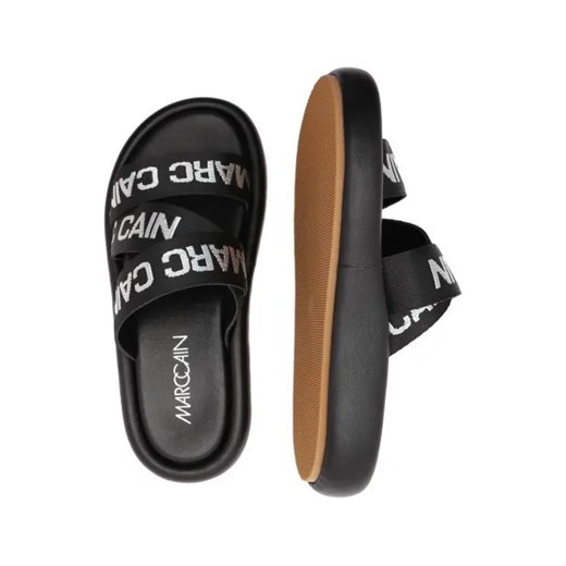 Marc Cain Klapki | z dodatkiem skóry Marc Cain 36 wyprzedaż Gomez Fashion Store