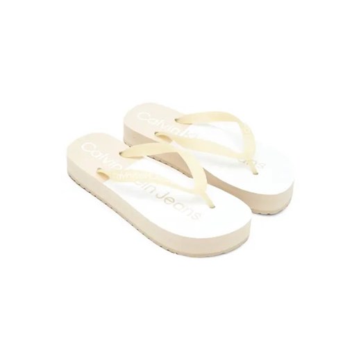 Klapki damskie Calvin Klein z tworzywa sztucznego 