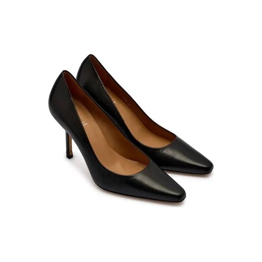 BOSS BLACK Skórzane szpilki Charlize_Pump90_NA 38 Gomez Fashion Store okazyjna cena