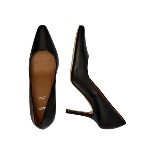 BOSS BLACK Skórzane szpilki Charlize_Pump90_NA 38 okazja Gomez Fashion Store