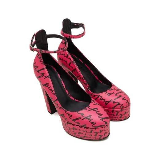 Pinko Czółenka PUCCINI MARY JANE | z dodatkiem skóry Pinko 38 Gomez Fashion Store okazja