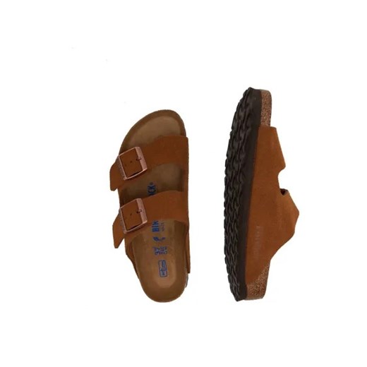 Birkenstock Skórzane klapki Arizona SFB VL Mink 41 Gomez Fashion Store