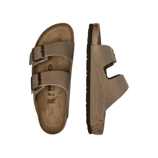 Klapki damskie BIRKENSTOCK skórzane bez zapięcia 