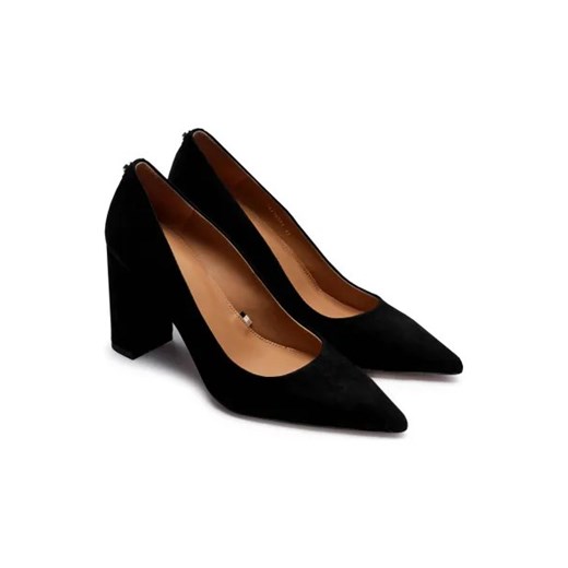 BOSS BLACK Skórzane czółenka na słupku Janet_ChPump90 39 Gomez Fashion Store okazja