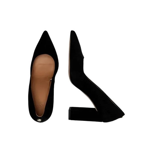 BOSS BLACK Skórzane czółenka na słupku Janet_ChPump90 39 promocyjna cena Gomez Fashion Store