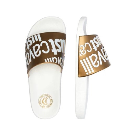 Klapki damskie Just Cavalli z tworzywa sztucznego 