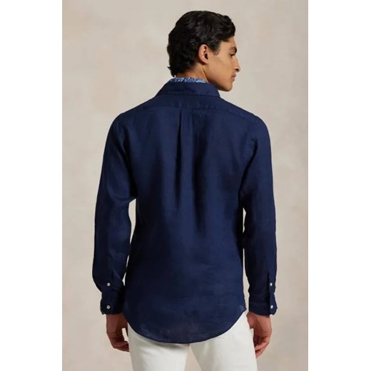 POLO RALPH LAUREN Lniana koszula | Slim Fit Polo Ralph Lauren M okazyjna cena Gomez Fashion Store