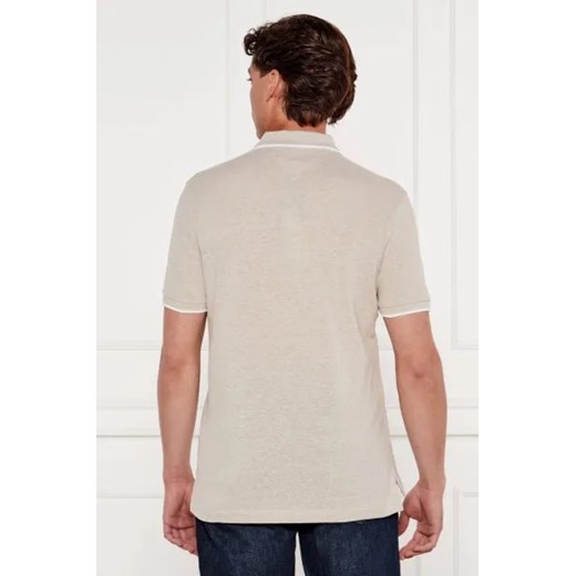 Tommy Hilfiger Polo | Regular Fit | z dodatkiem lnu Tommy Hilfiger M okazja Gomez Fashion Store