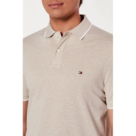 Tommy Hilfiger Polo | Regular Fit | z dodatkiem lnu Tommy Hilfiger M okazyjna cena Gomez Fashion Store