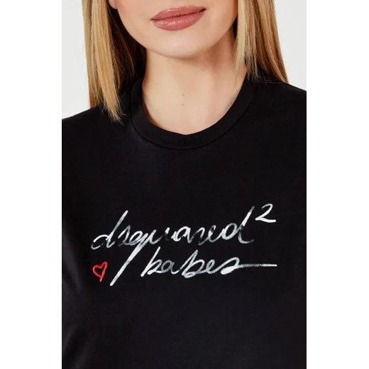 Dsquared2 T-shirt | Regular Fit Dsquared2 L wyprzedaż Gomez Fashion Store